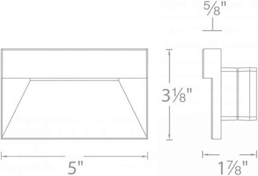 Bronze LEDme 3000K Outdoor Step and Wall Light