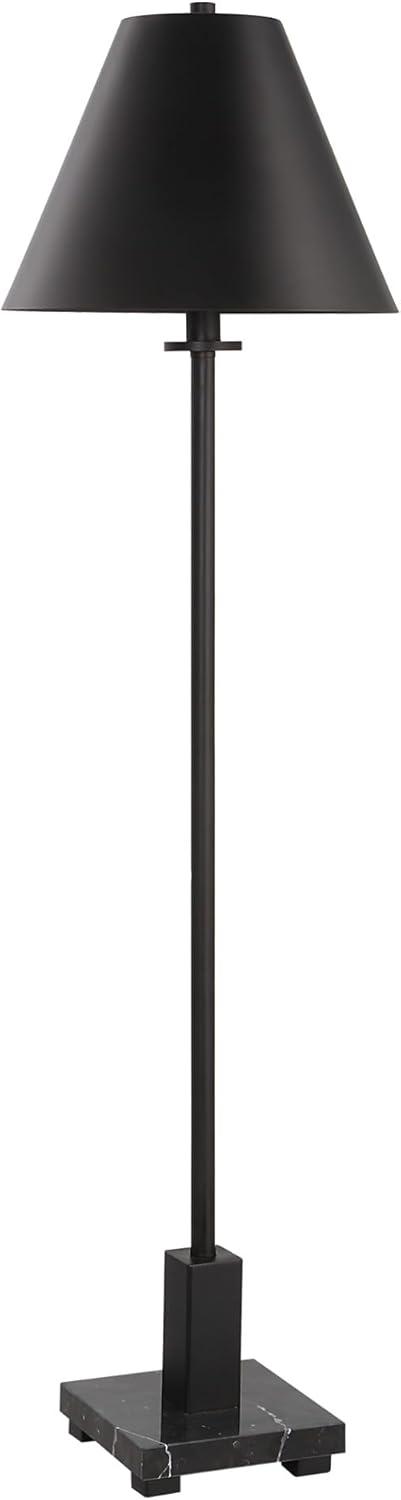 Uttermost Pilot 36 1/2" Satin Black Metal Buffet Table Lamp
