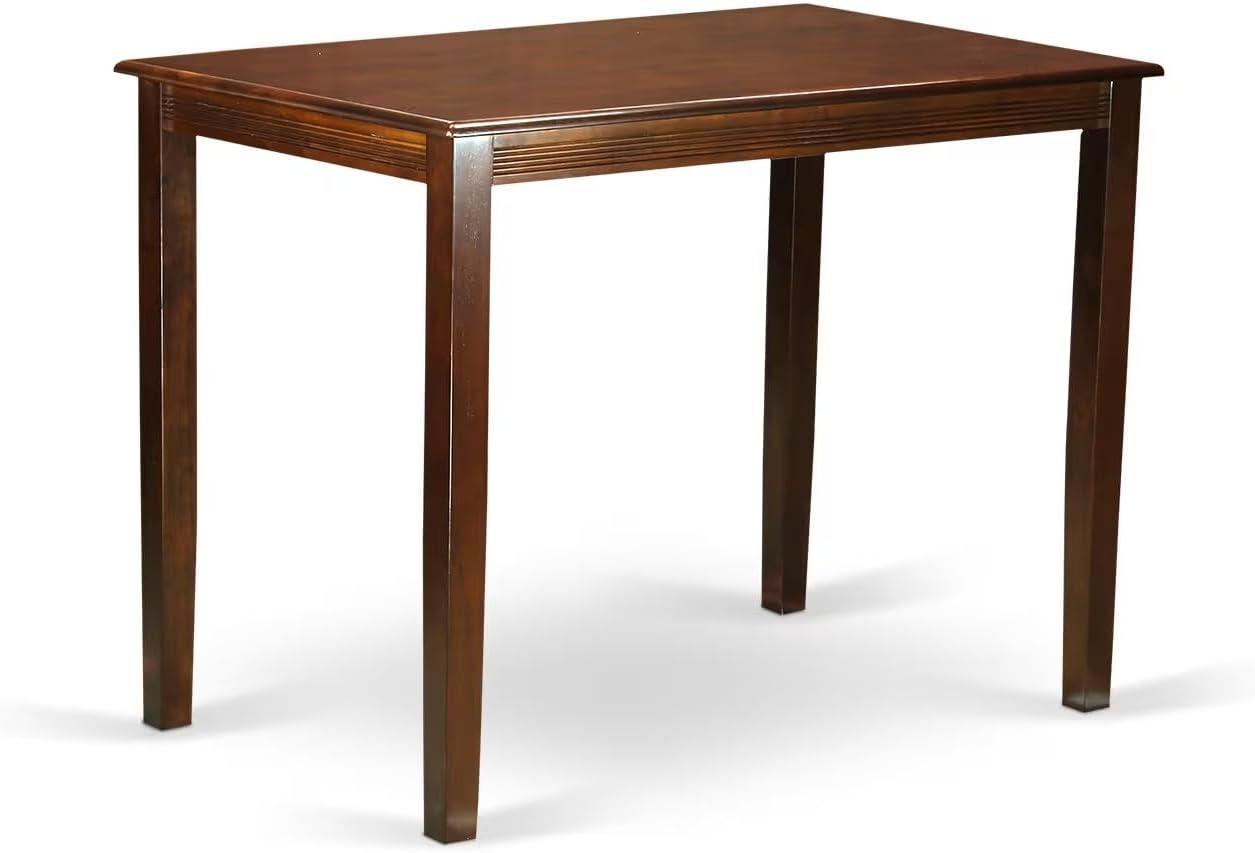 East West Furniture, Yarmouth  Counter  Height  Table  Finished  in  Mahogany