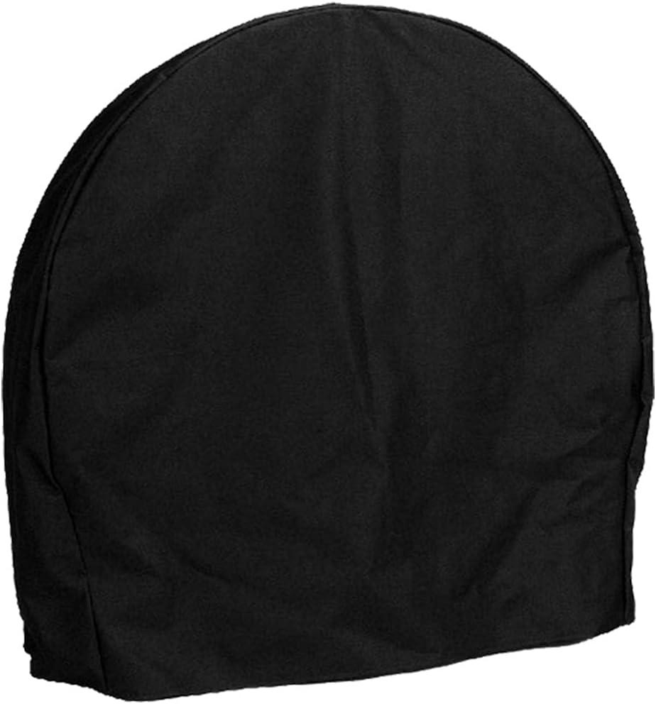 Arlmont & Co. Hamm Black Solid Firewood Log Rack Hoop Cover with PVC Backing