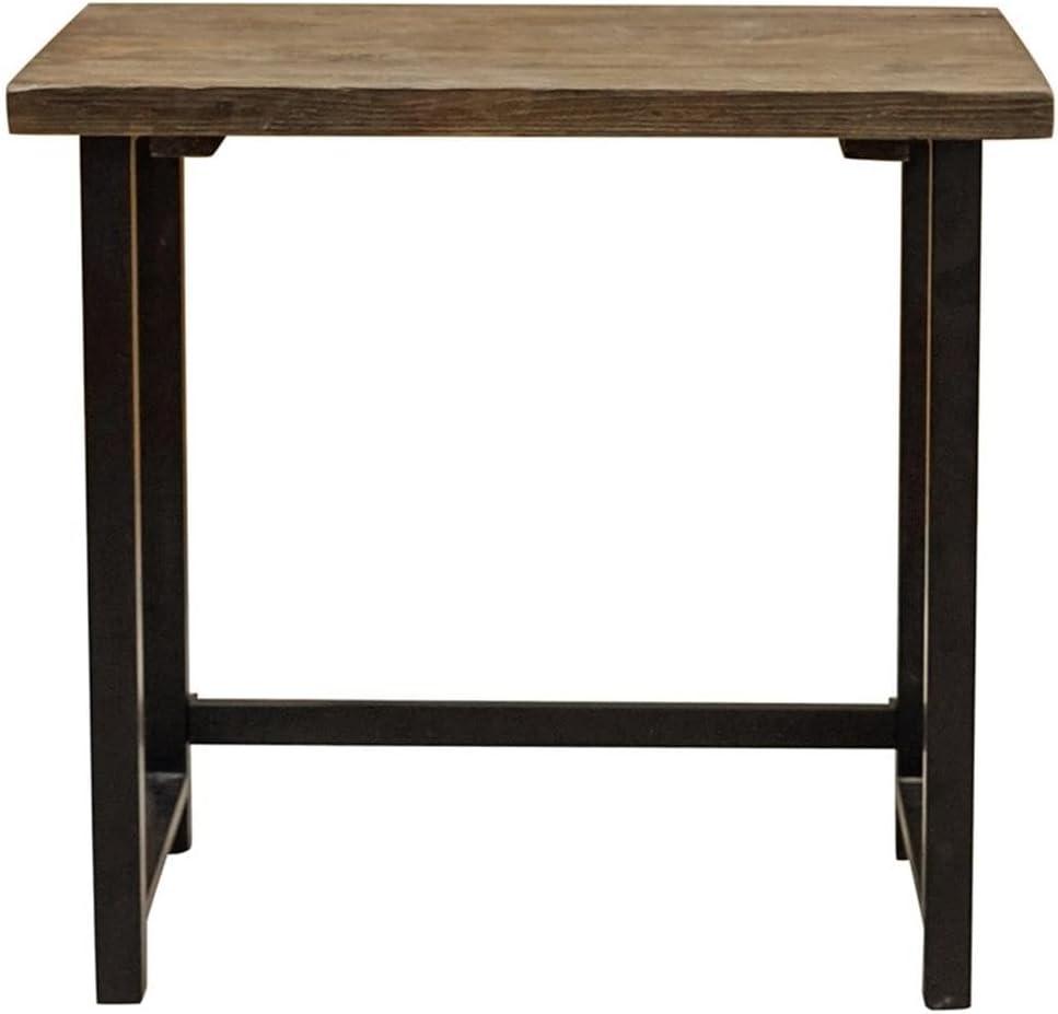 Pomona Metal and Solid Wood Desk - Alaterre Furniture