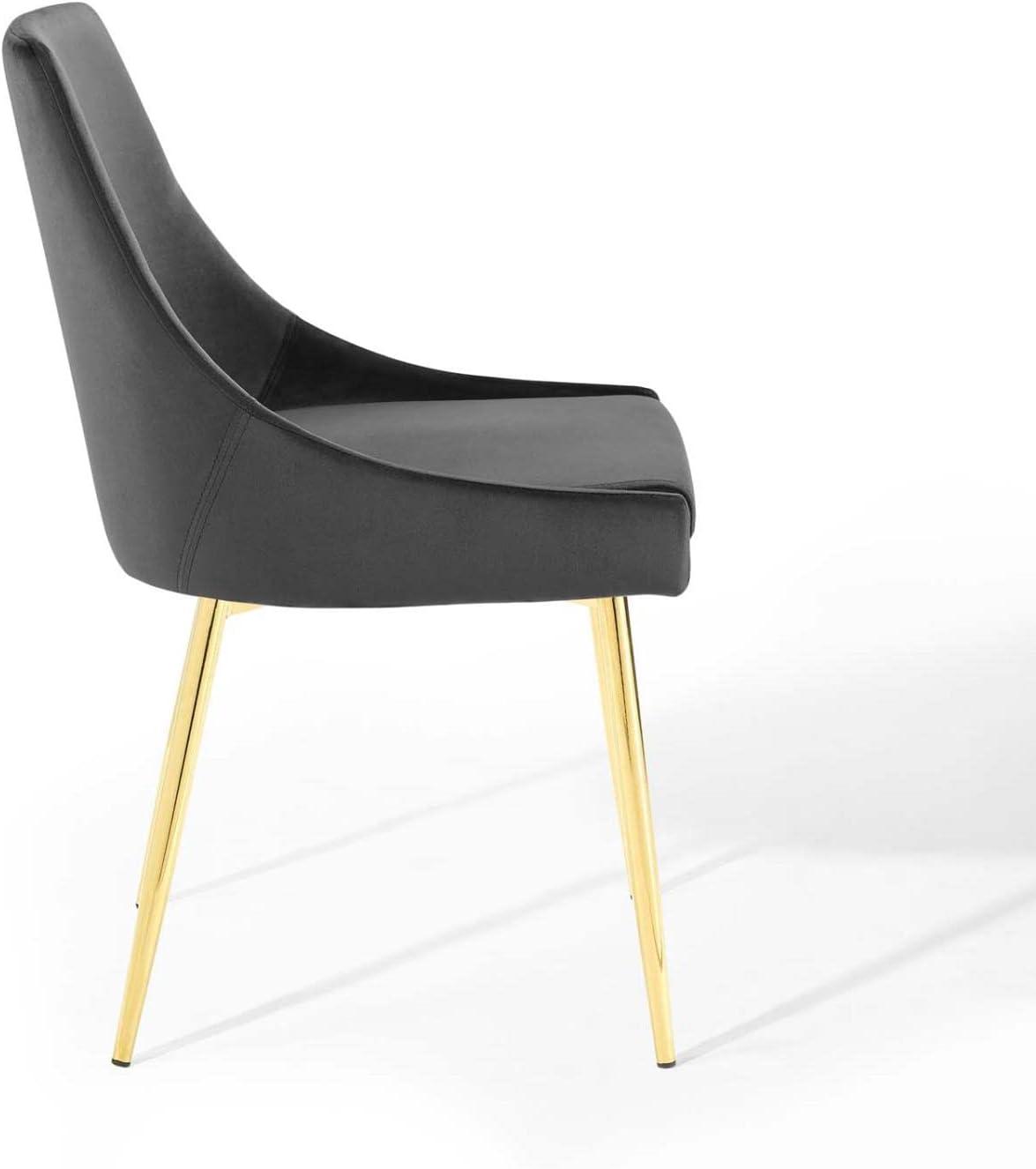 Modway Viscount Performance Velvet Dining Chairs - Set of 2