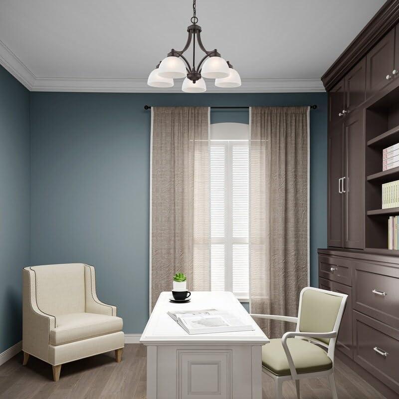 Livex Lighting Somerset 5 - Light Chandelier in  English Bronze