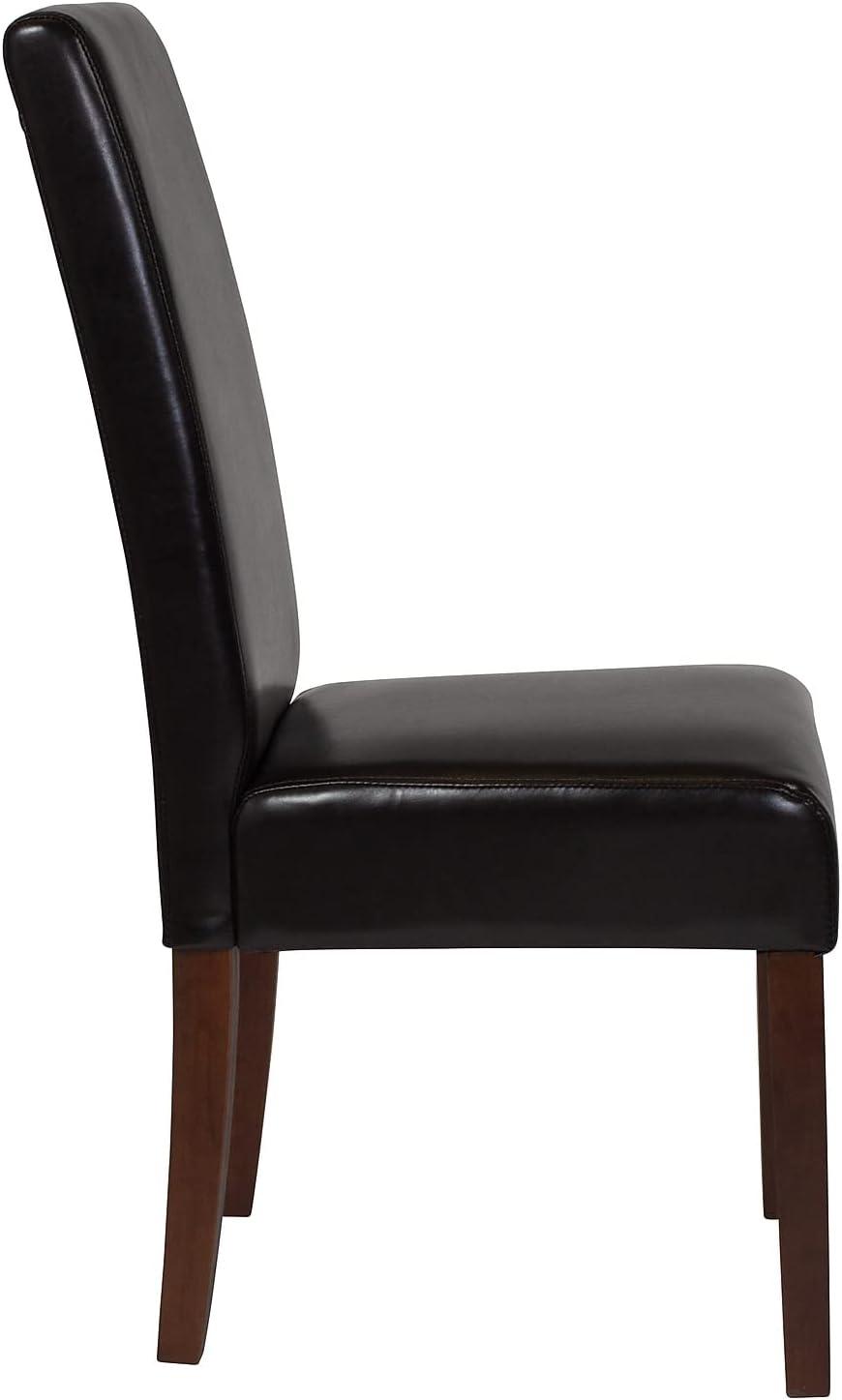 Greenwich Brown LeatherSoft Parsons Dining Side Chairs