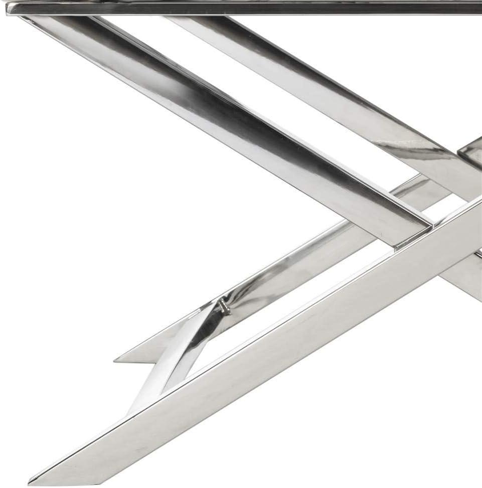 Celine Chair - FOX2033 - White/Chrome - Safavieh