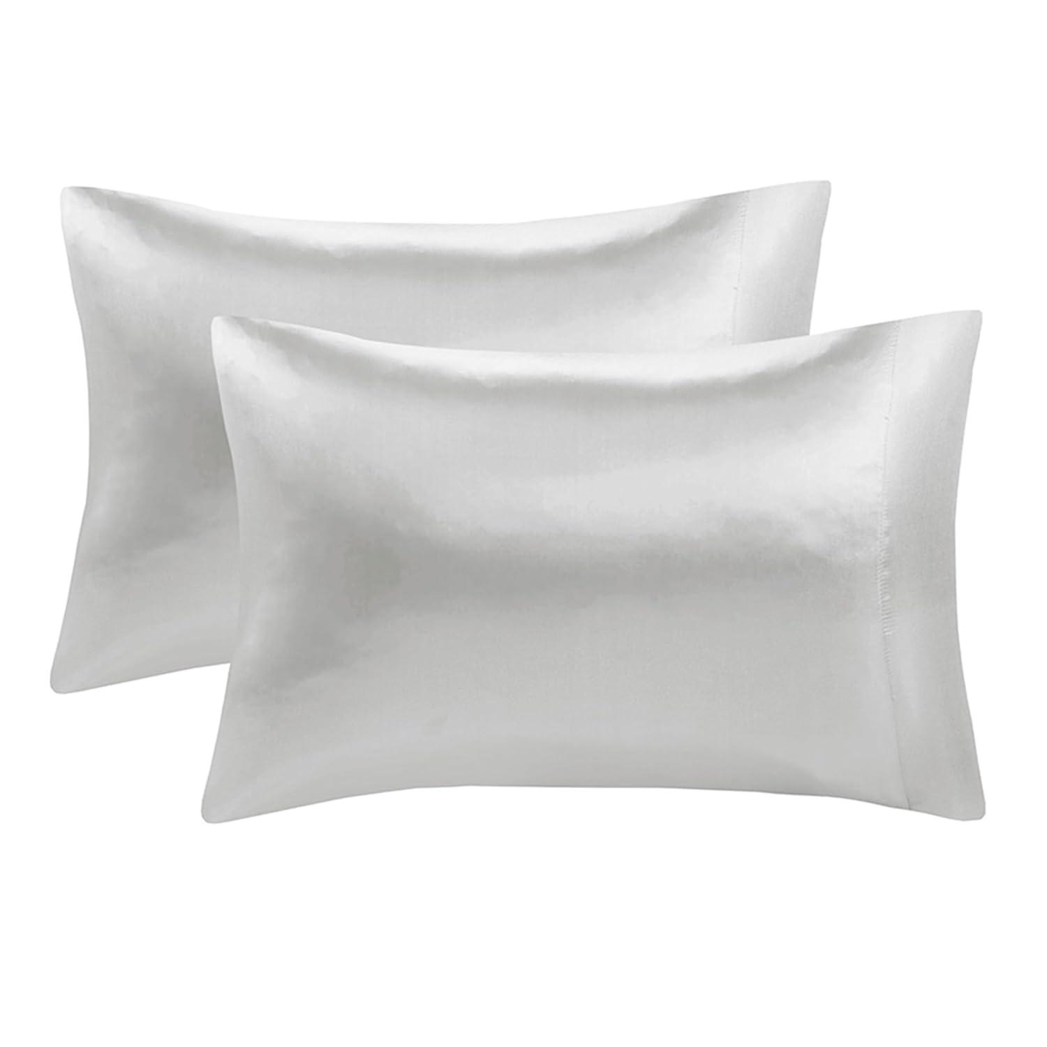 Madison Park Essentials Satin Luxury 2PC Pillowcases (Set of 2)