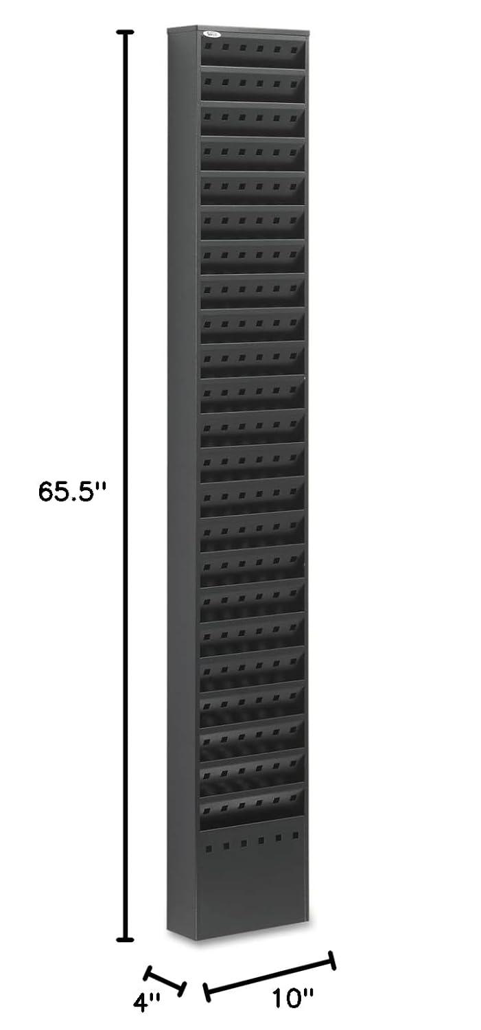 Safco 4322BL Steel Magazine Racks 23-Pocket Steel Magazine Rack