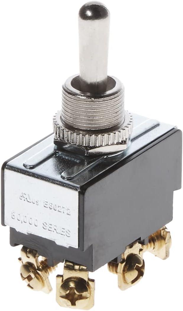 GSW-16 DPDT 20A 125VAC O/F/O Toggle Switch