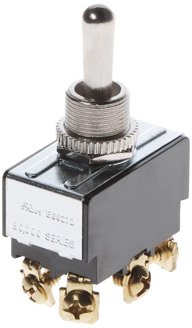 GSW-16 DPDT 20A 125VAC O/F/O Toggle Switch