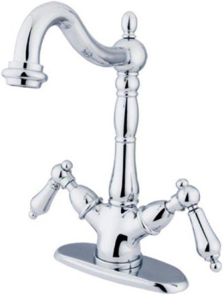 Kingston Brass KS1491AX Vessel Sink Faucet, Polished Chrome