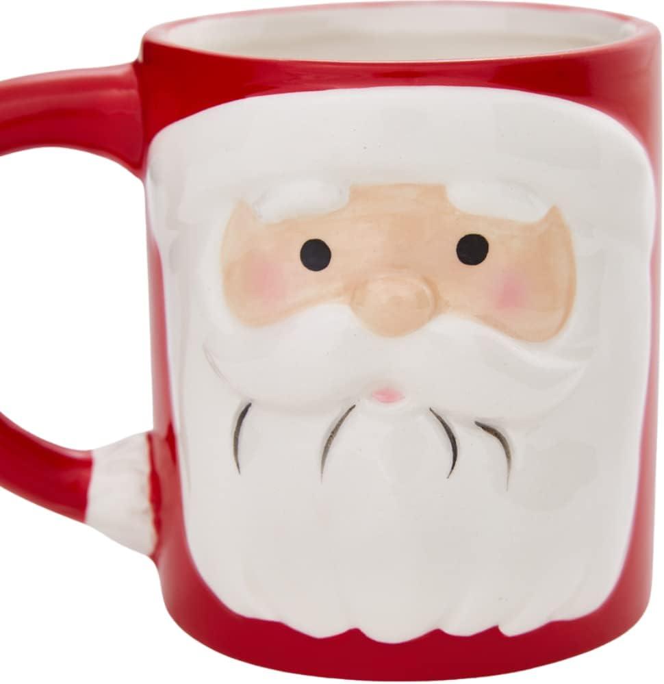 Ralme Santa Claus Mug for Kids or Adults - Large Ceramic Christmas Coffee or Hot Cocoa Mug, 15 oz.