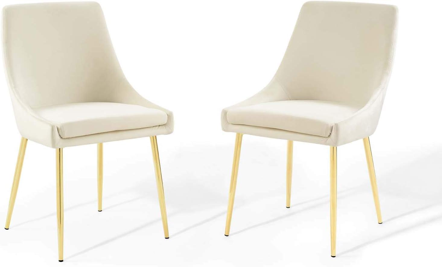 Modway Viscount Performance Velvet Dining Chairs