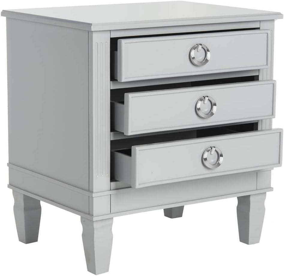 Kira 3 Drawer Night Stand  - Safavieh