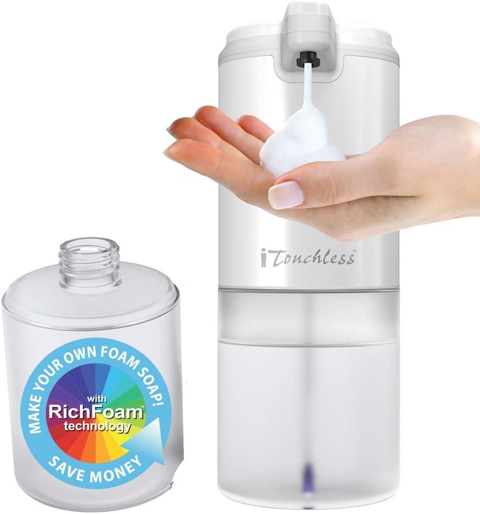 iTouchless Automatic Stainless Steel Foaming Soap Dispenser