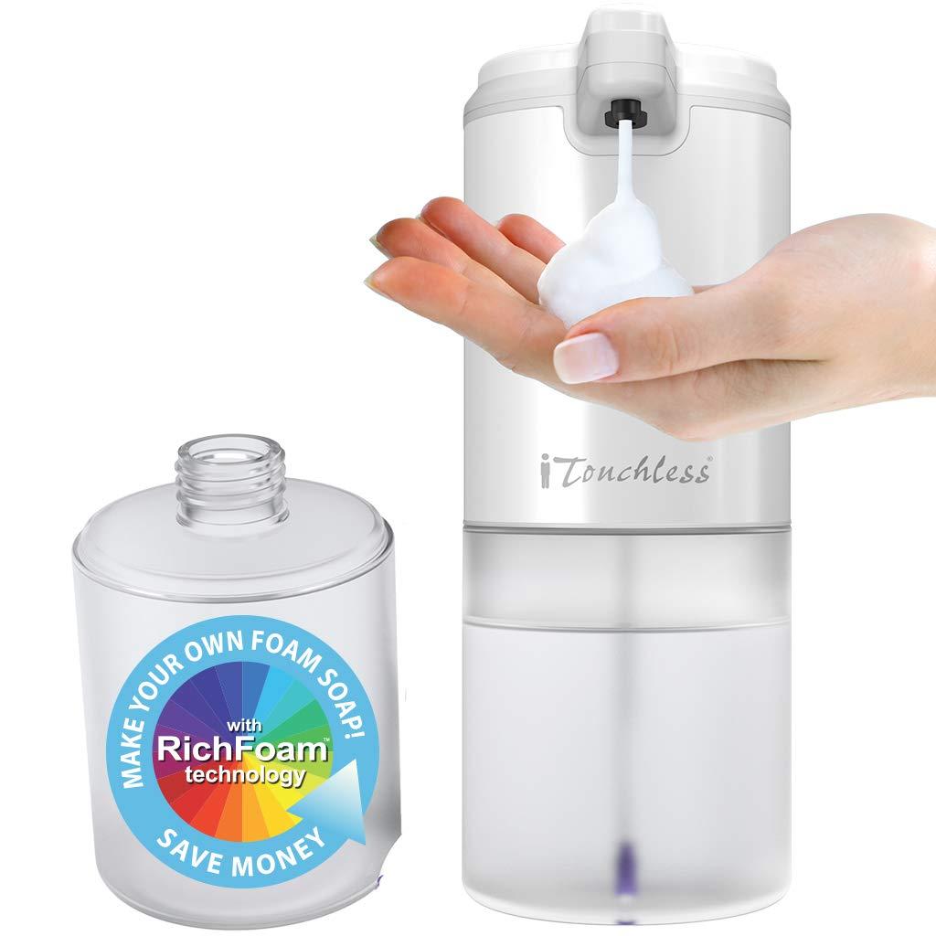 iTouchless Automatic Stainless Steel Foaming Soap Dispenser