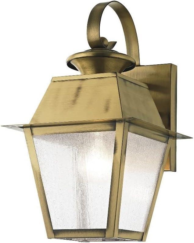 Livex Lighting Mansfield 1 - Light Wall Light in  Vintage Pewter