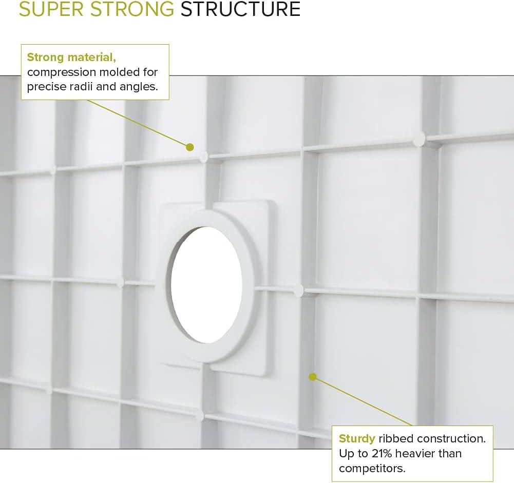 36'' W 36'' D Square Single Shower Base