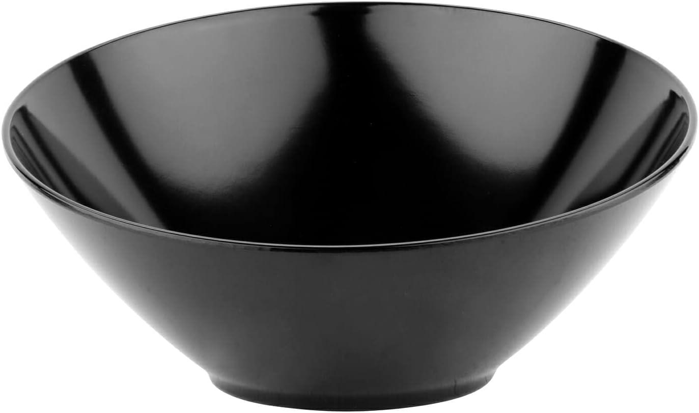 Black Elegance 1.9 Quart Cascading Serving Bowl for All Seasons