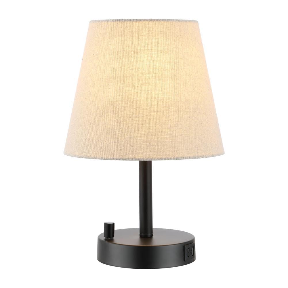Dexter Table Lamp W/ USB Port - 13.5 Inch Height - TBL4460 - Black - Safavieh