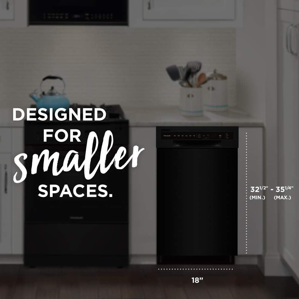 Frigidaire Series 18" 52 dBA Built-in Full Console Dishwasher with Cycle Status Indicators