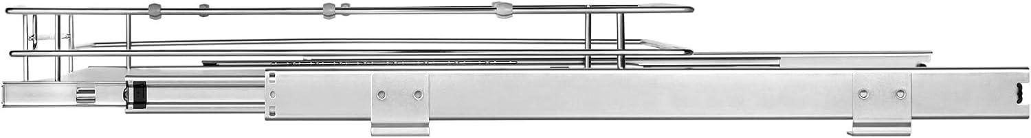 Chrome-Plated Steel Pull Out Cabinet Organizer, 12" x 17"