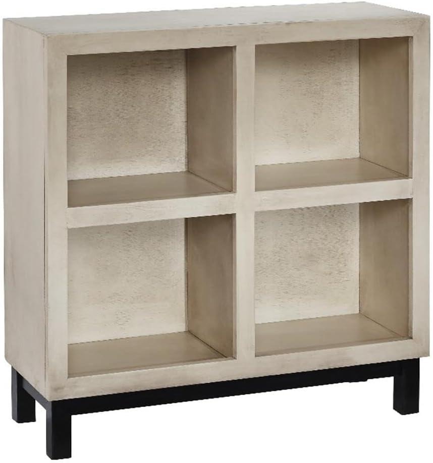 Progressive Furniture Library White Wood Accent Bookcase