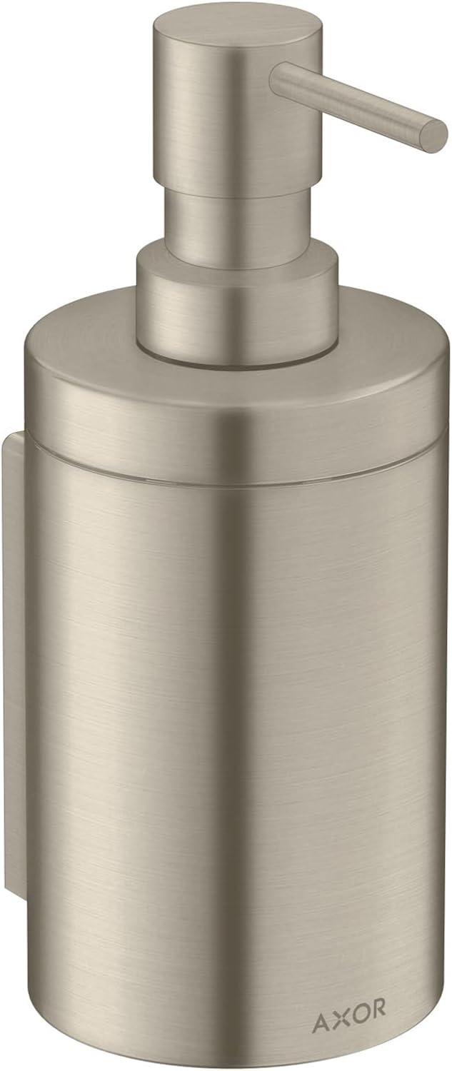 Brushed Nickel Modern Wall-Mount Soap Dispenser