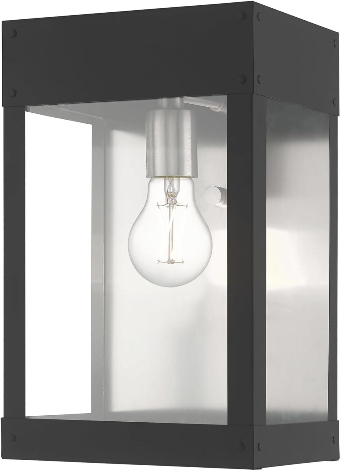 Livex Lighting Barrett 1 - Light Wall Light in  Bronze/Antique Brass