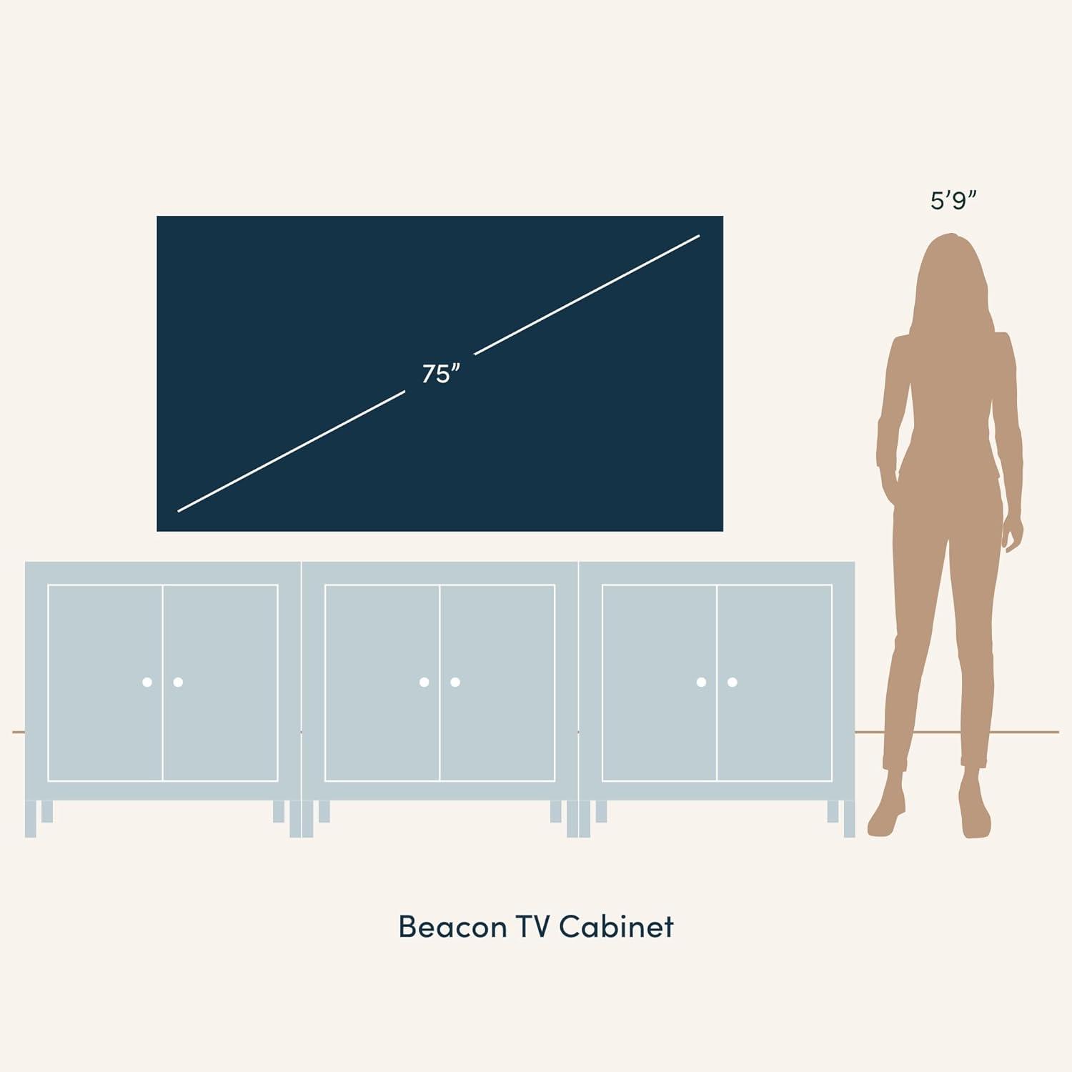 Shellie Solid Wood 2 - Door Accent Cabinet Set or TV Stand