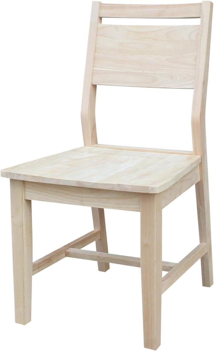 International Concepts Set of Two Aspen Panel Chairs
