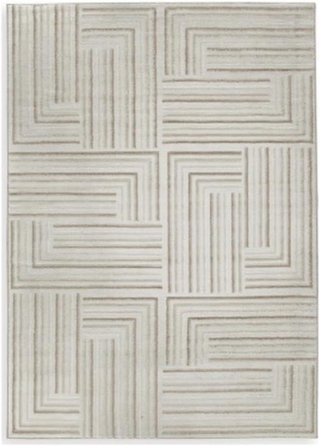 Signature Design by Ashley Darmondard Cream & Taupe 8x10 Rug