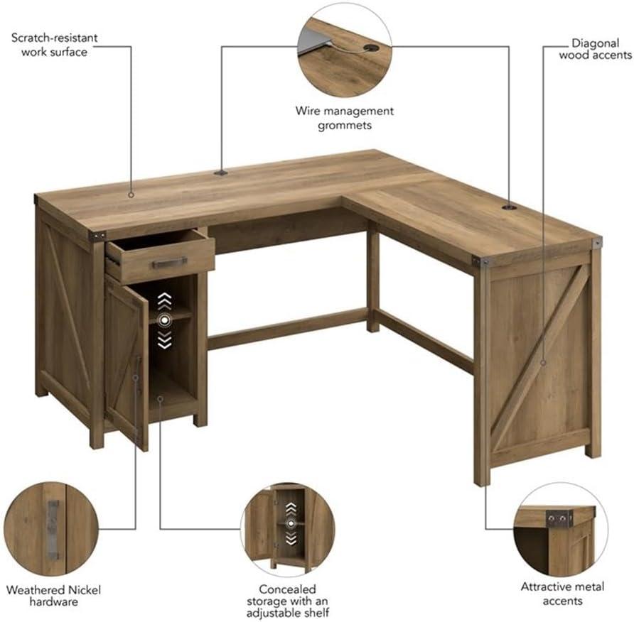 Egils Cottage Grove L-Shaped Desk