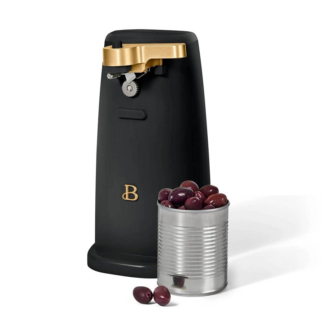 Beautiful Easy-Prep Electric Can Opener, Black Sesame by Drew Barrymore