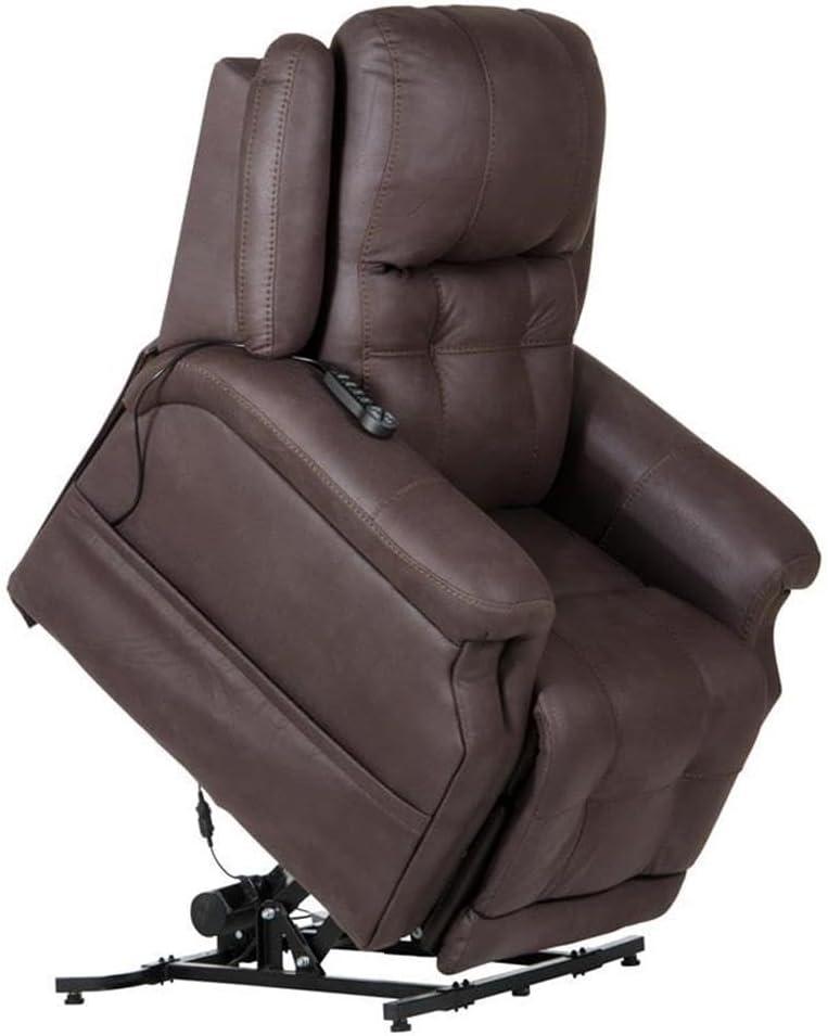 Haywood Power Lift Assist Lay Flat Recliner with Adjustable Headrest and Heat & Massage