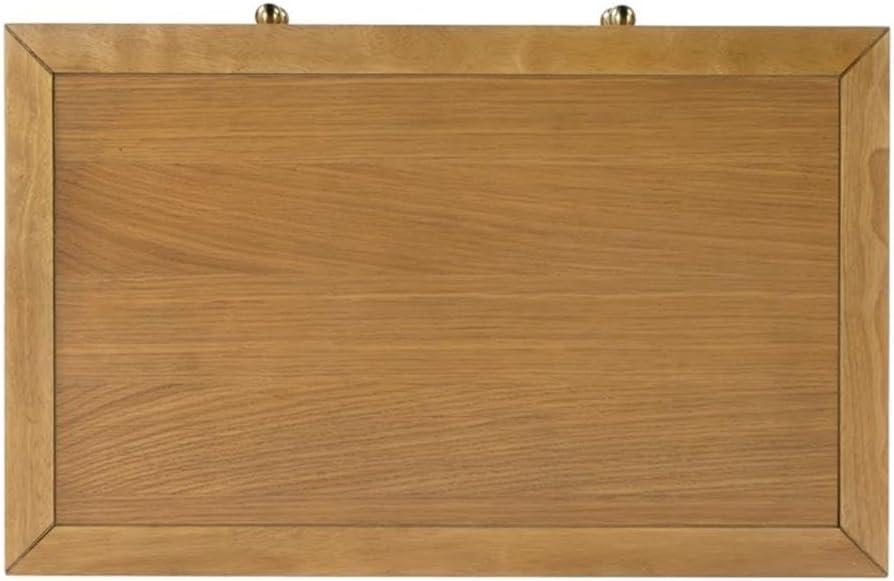Natural Acacia Wood 2-Drawer Nightstand with Open Shelf