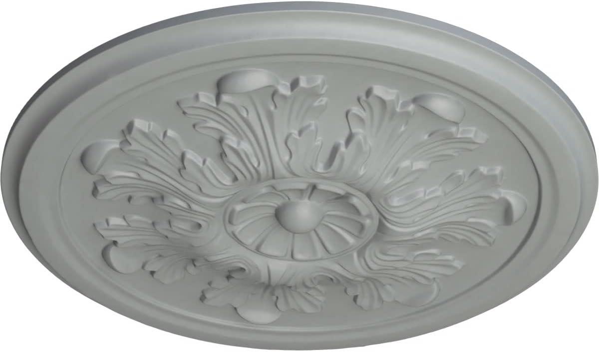 Ekena Millwork 12 3/4"OD x 7/8"P Legacy Acanthus Ceiling Medallion (Fits Canopies up to 3 1/2")