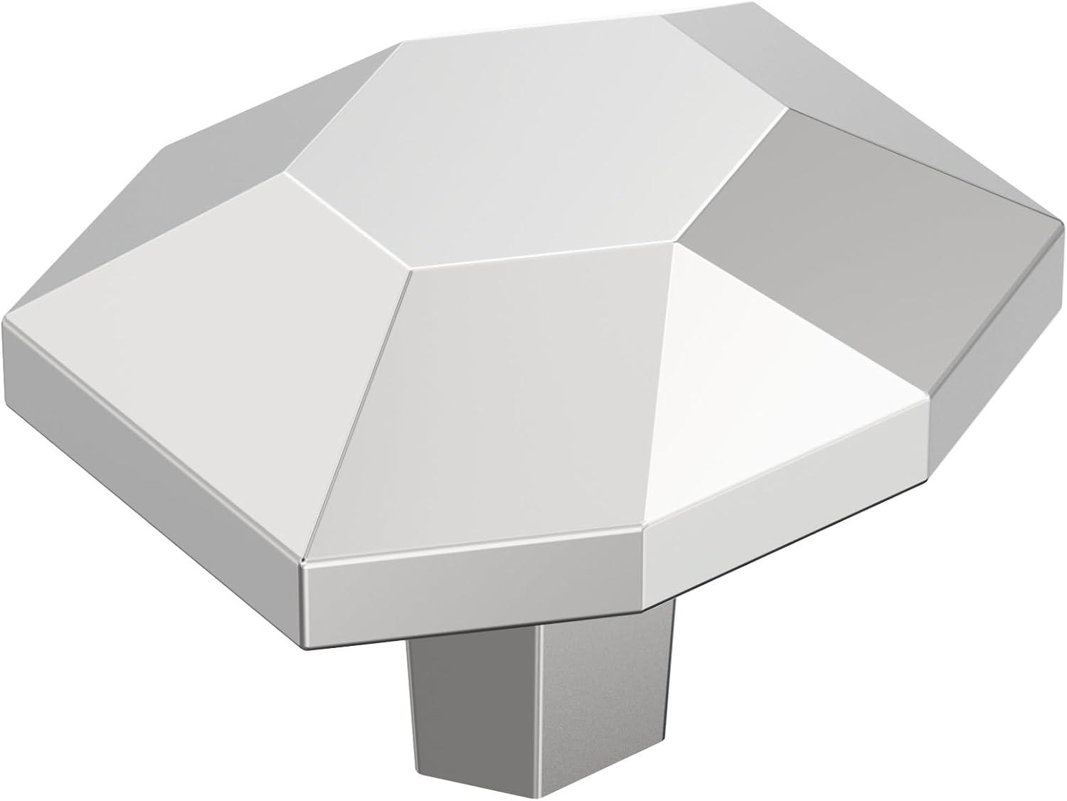 St. Vincent Polished Chrome Geometric Cabinet Knob