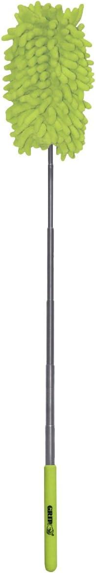 Telescopic Green Microfiber Dust Wand with Handle