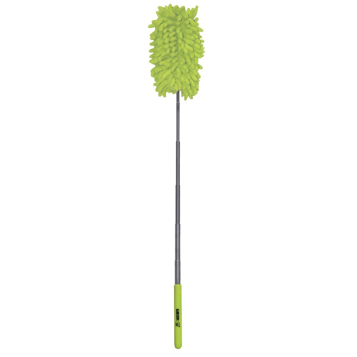 Telescopic Green Microfiber Dust Wand with Handle