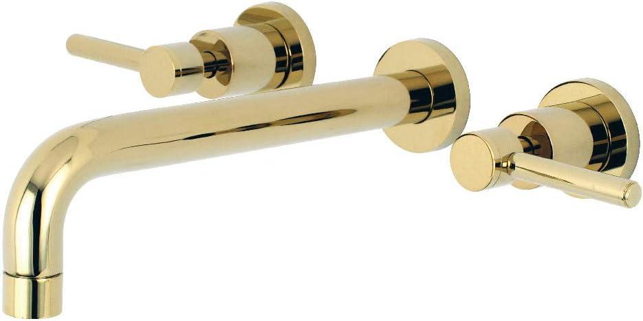 Kingston Brass Concord Two-Handle 3-Hole Wall Mount Roman Tub Faucet