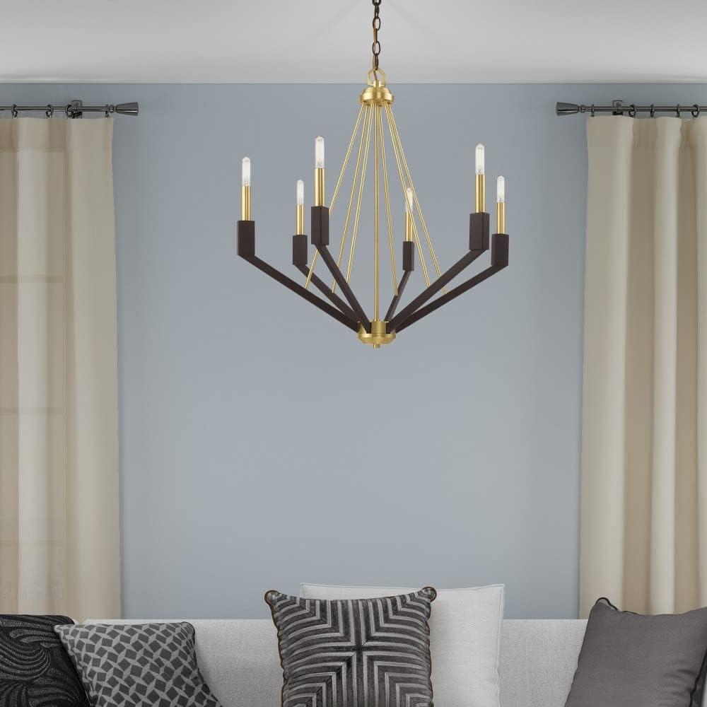 Livex Lighting Beckett 6 - Light Chandelier in  Brushed Nickel