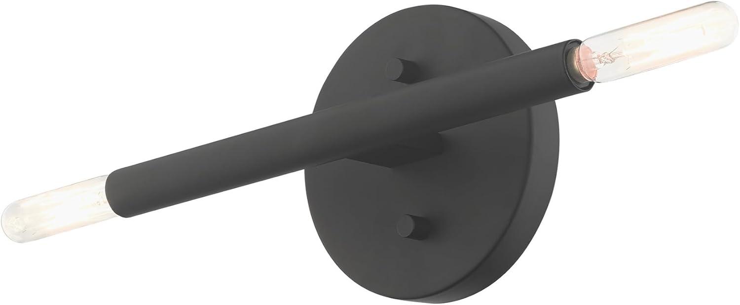 Livex Lighting Copenhagen 2 - Light Wall Light in  Black