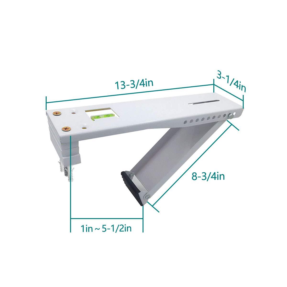 Window AC Bracket,Window Air Conditioner Support Bracket Light Duty,Sturdy Structure AC Unit Bracket,Up to 85lbs, 5,000~12,000BTU(S)