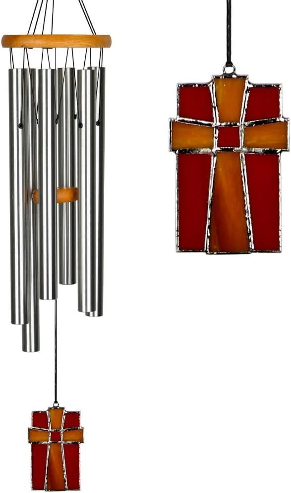 Woodstock Windchimes Original Amazing Grace Chime, Wind Chimes For Outside, Wind Chimes For Garden, Patio, and Outdoor Decor, 28"L