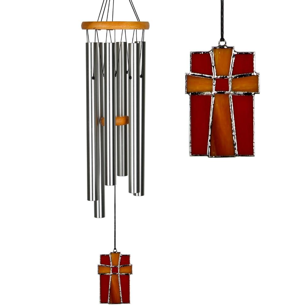 Woodstock Windchimes Original Amazing Grace Chime, Wind Chimes For Outside, Wind Chimes For Garden, Patio, and Outdoor Decor, 28"L