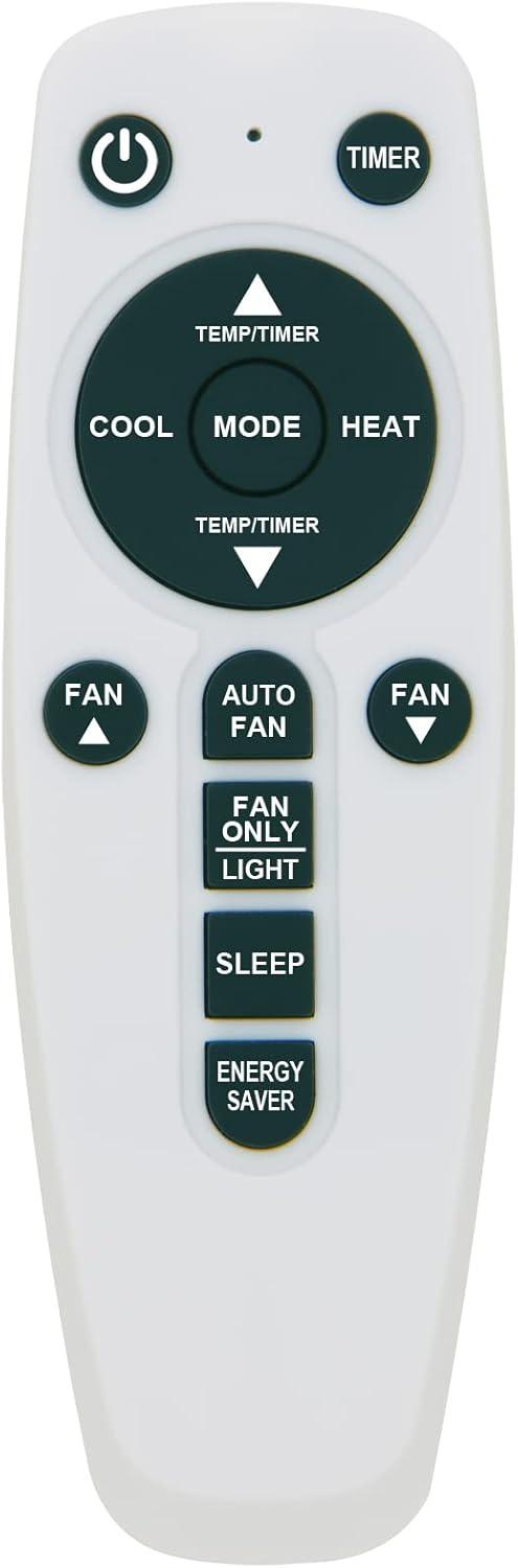 White and Blue Replacement Remote Control for Frigidaire Air Conditioner