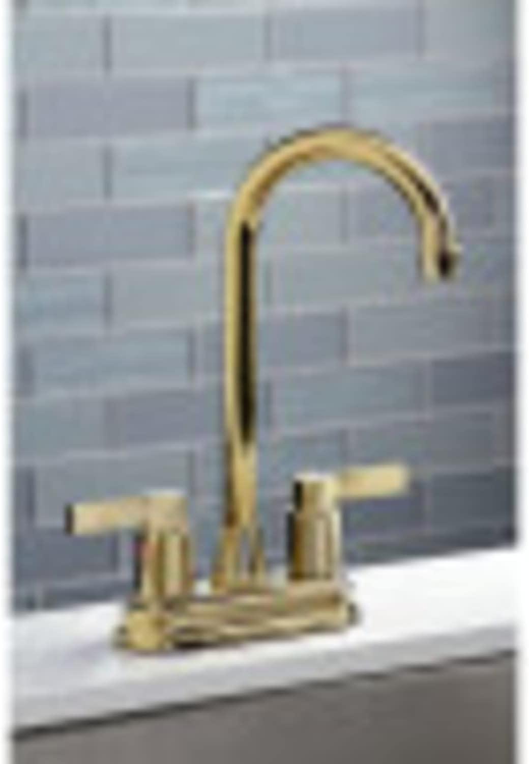 NuvoFusion Sleek Polished Nickel 4" Bar Faucet