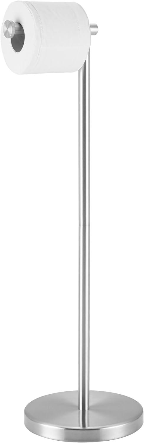 KES Freestanding Toilet Paper Holder with Weighted Base 26" H SUS304 Stainless Steel