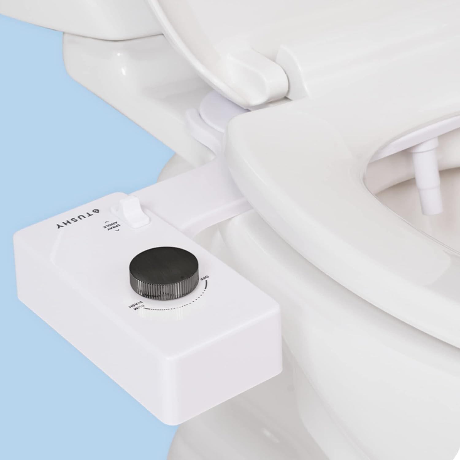 TUSHY Classic 3.0 Bidet Attachment, Adjustable Angle and Pressure, Easy Home Installation, 1 Piece