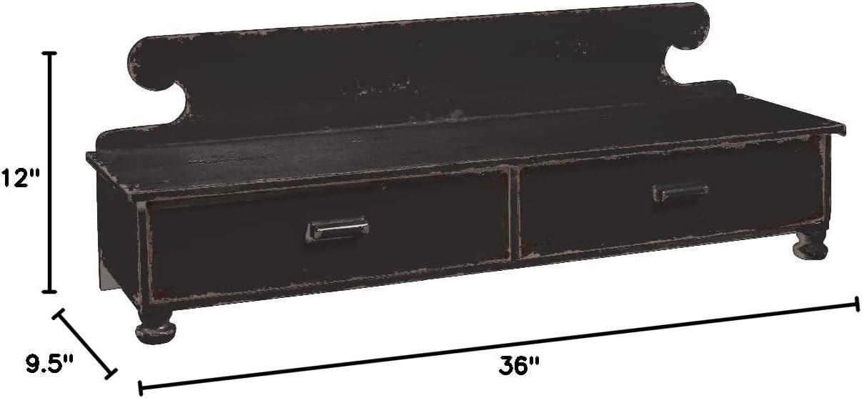 Park Designs Counter Shelf Aged Black